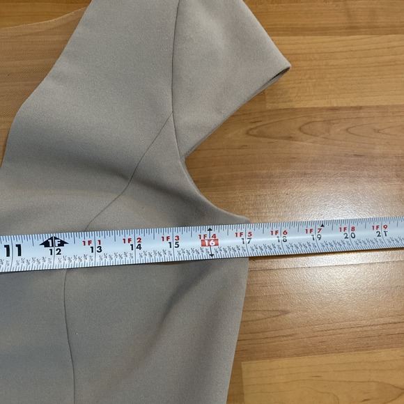 Jenny Yoo Collection Cara Cap Sleeve Plunging Bridesmaid Gown Maxi Size 12 - Picture 15 of 16